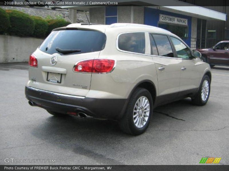 Gold Mist Metallic / Cashmere/Cocoa 2008 Buick Enclave CXL AWD