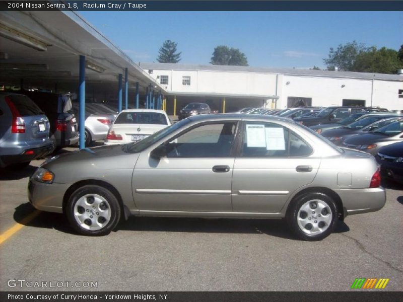 Radium Gray / Taupe 2004 Nissan Sentra 1.8