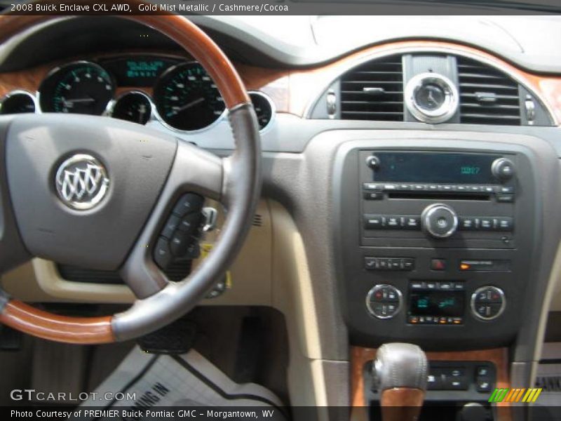Gold Mist Metallic / Cashmere/Cocoa 2008 Buick Enclave CXL AWD