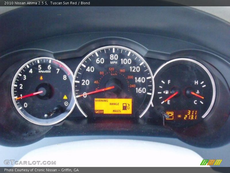 Tuscan Sun Red / Blond 2010 Nissan Altima 2.5 S