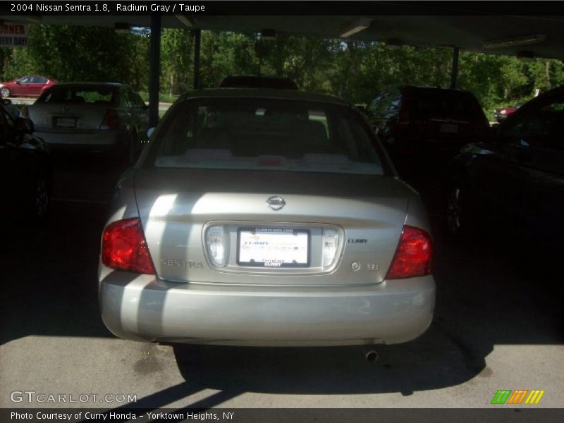 Radium Gray / Taupe 2004 Nissan Sentra 1.8