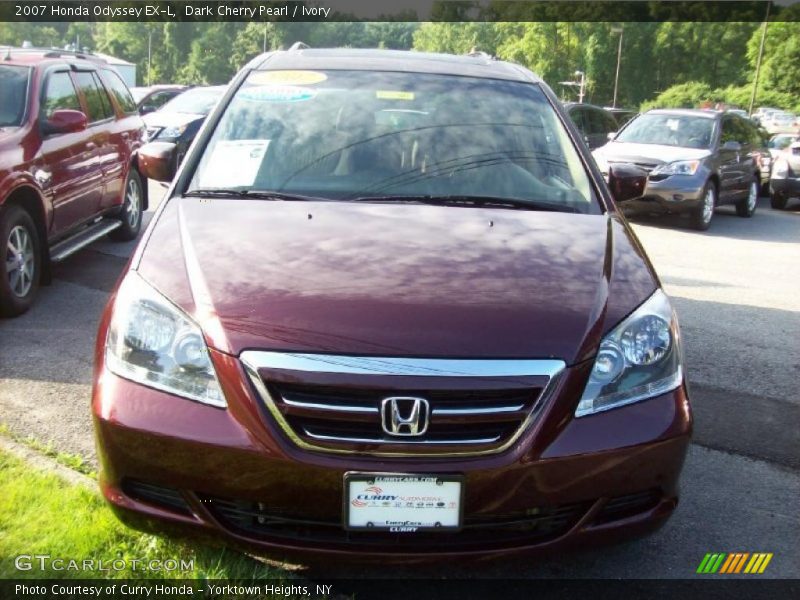 Dark Cherry Pearl / Ivory 2007 Honda Odyssey EX-L