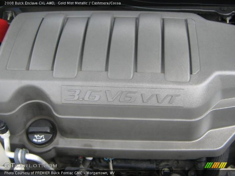 Gold Mist Metallic / Cashmere/Cocoa 2008 Buick Enclave CXL AWD
