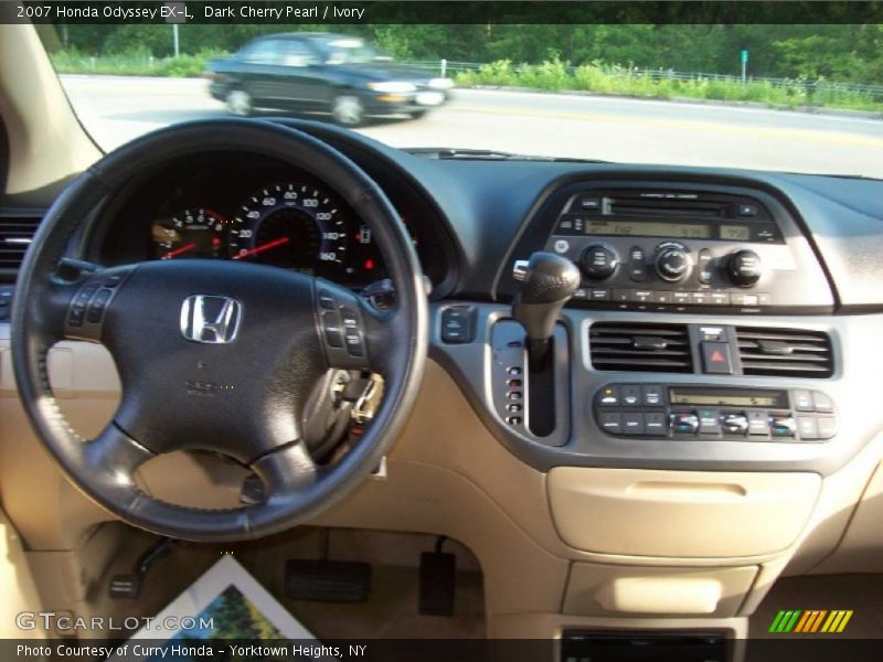Dark Cherry Pearl / Ivory 2007 Honda Odyssey EX-L