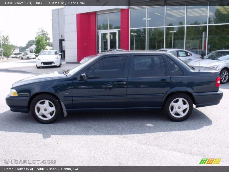 Dark Blue Metallic / Dark Gray 1998 Volvo S70