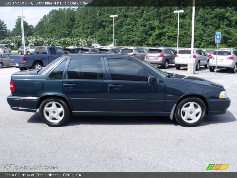 Dark Blue Metallic / Dark Gray 1998 Volvo S70