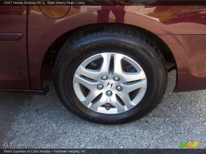 Dark Cherry Pearl / Ivory 2007 Honda Odyssey EX-L