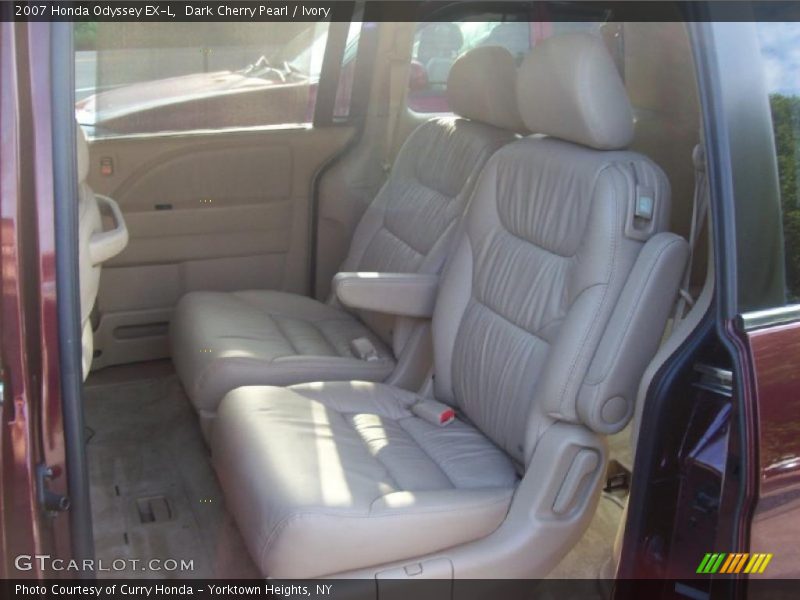 Dark Cherry Pearl / Ivory 2007 Honda Odyssey EX-L