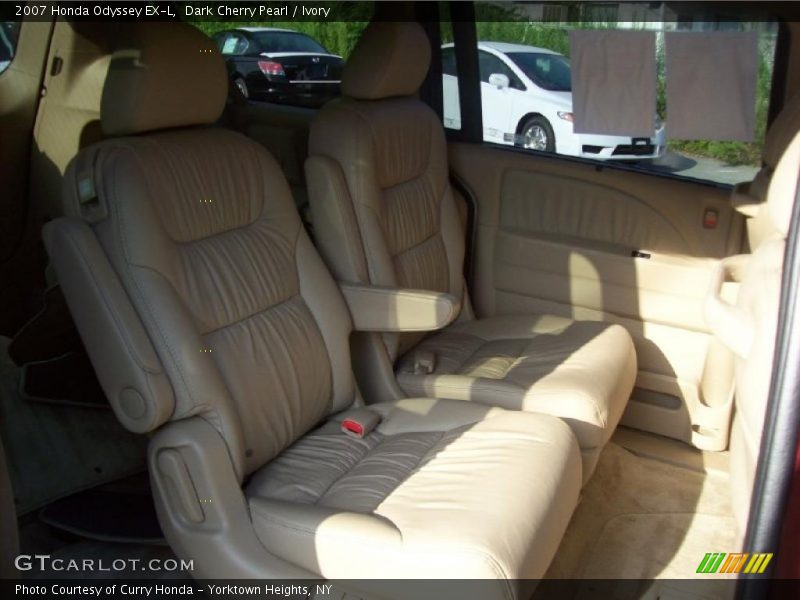 Dark Cherry Pearl / Ivory 2007 Honda Odyssey EX-L
