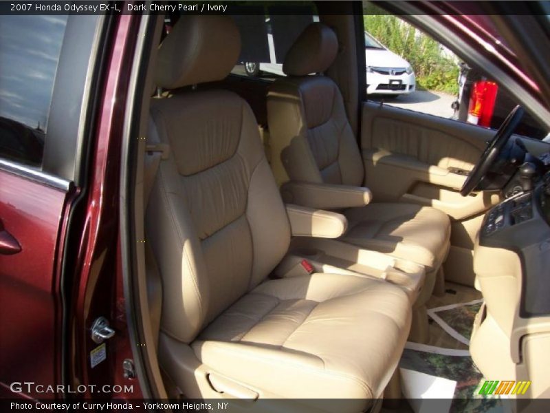 Dark Cherry Pearl / Ivory 2007 Honda Odyssey EX-L