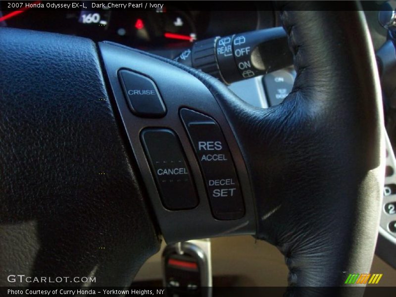 Dark Cherry Pearl / Ivory 2007 Honda Odyssey EX-L
