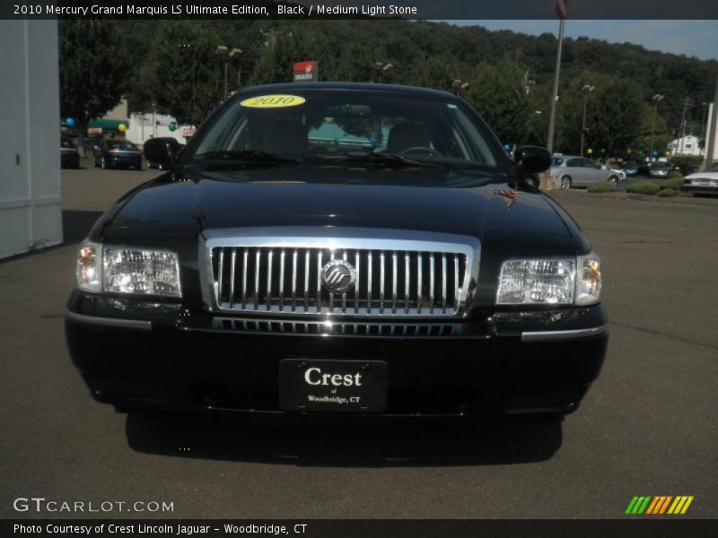 Black / Medium Light Stone 2010 Mercury Grand Marquis LS Ultimate Edition