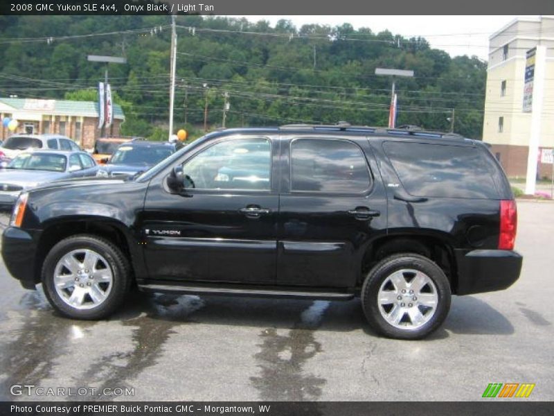 Onyx Black / Light Tan 2008 GMC Yukon SLE 4x4