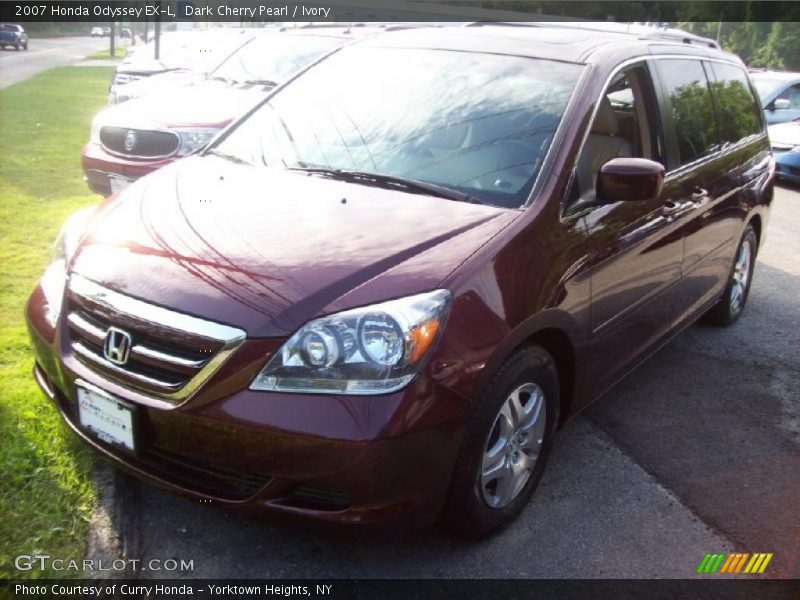 Dark Cherry Pearl / Ivory 2007 Honda Odyssey EX-L