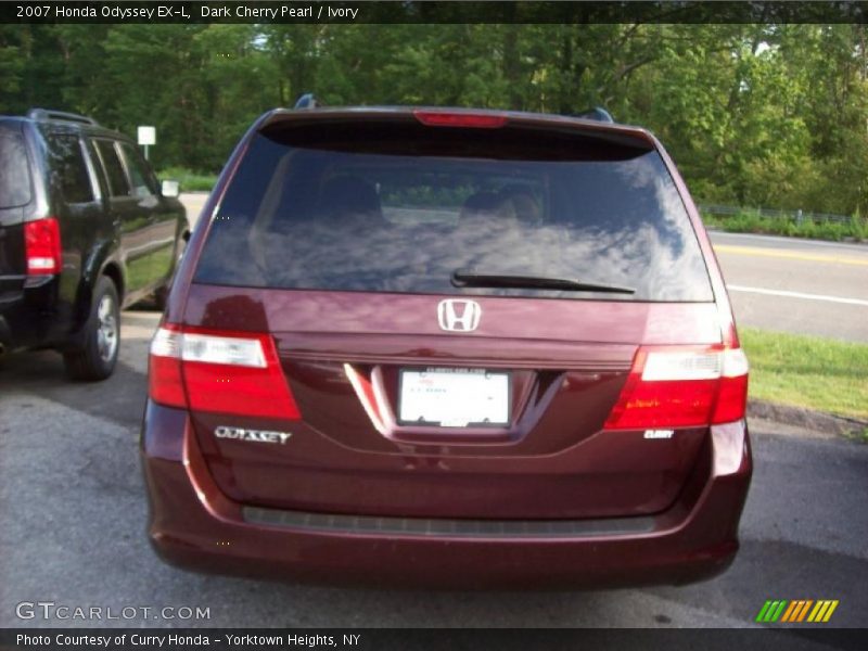 Dark Cherry Pearl / Ivory 2007 Honda Odyssey EX-L