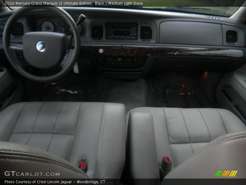 Black / Medium Light Stone 2010 Mercury Grand Marquis LS Ultimate Edition