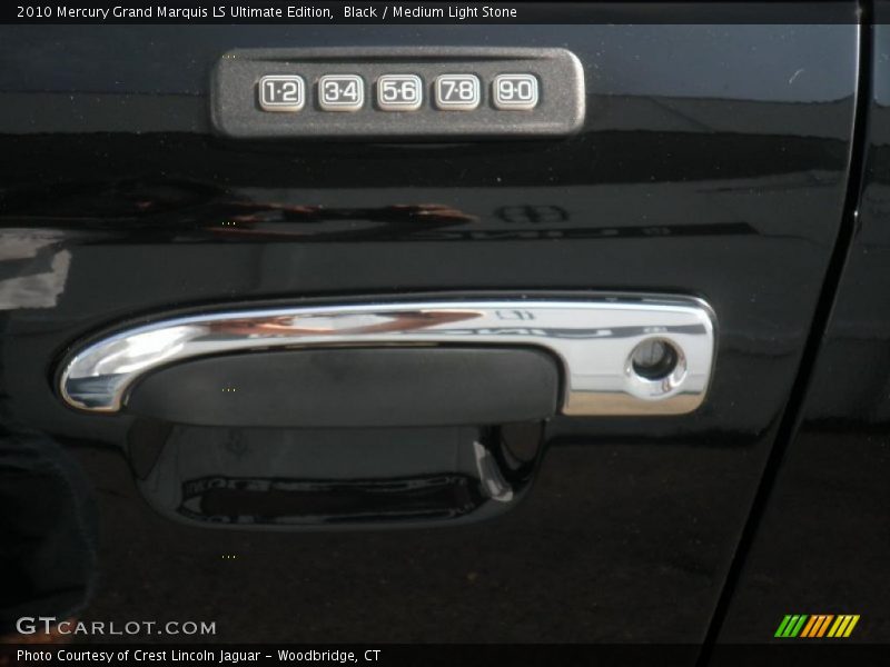 Black / Medium Light Stone 2010 Mercury Grand Marquis LS Ultimate Edition