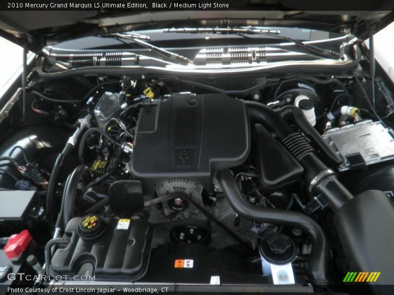 Black / Medium Light Stone 2010 Mercury Grand Marquis LS Ultimate Edition