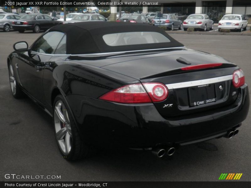 Celestial Black Metallic / Charcoal 2008 Jaguar XK XKR Portfolio Edition Convertible