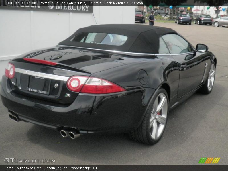 Celestial Black Metallic / Charcoal 2008 Jaguar XK XKR Portfolio Edition Convertible