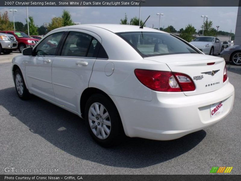 Stone White / Dark Slate Gray/Light Slate Gray 2007 Chrysler Sebring Sedan