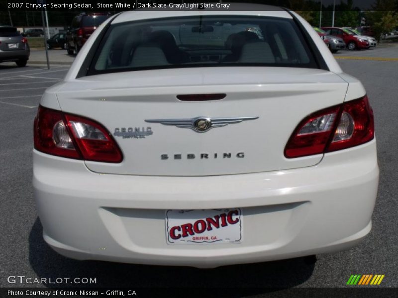 Stone White / Dark Slate Gray/Light Slate Gray 2007 Chrysler Sebring Sedan