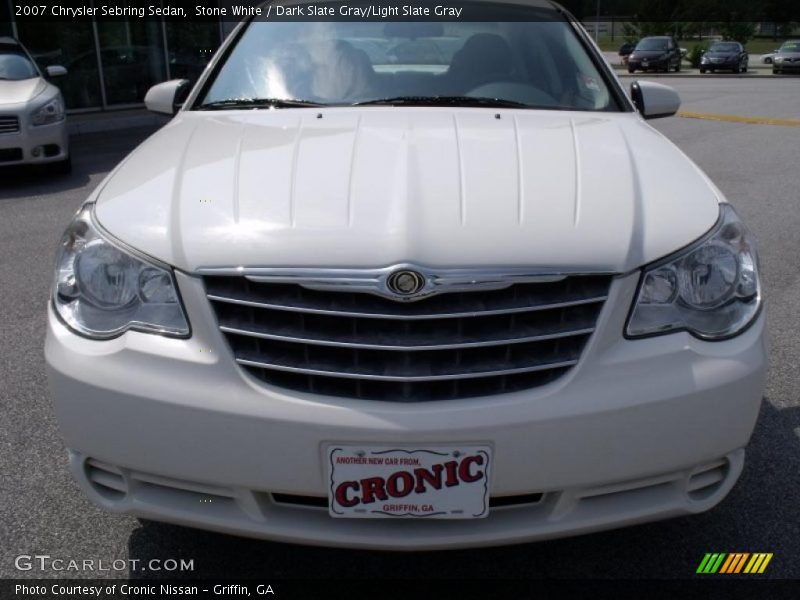 Stone White / Dark Slate Gray/Light Slate Gray 2007 Chrysler Sebring Sedan