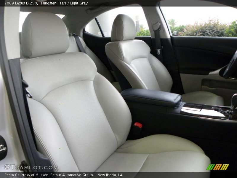 Tungsten Pearl / Light Gray 2009 Lexus IS 250