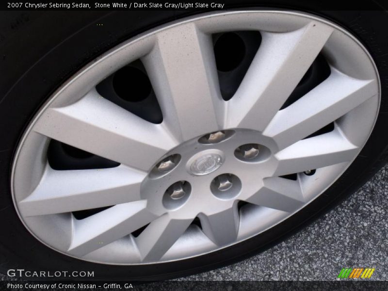 Stone White / Dark Slate Gray/Light Slate Gray 2007 Chrysler Sebring Sedan