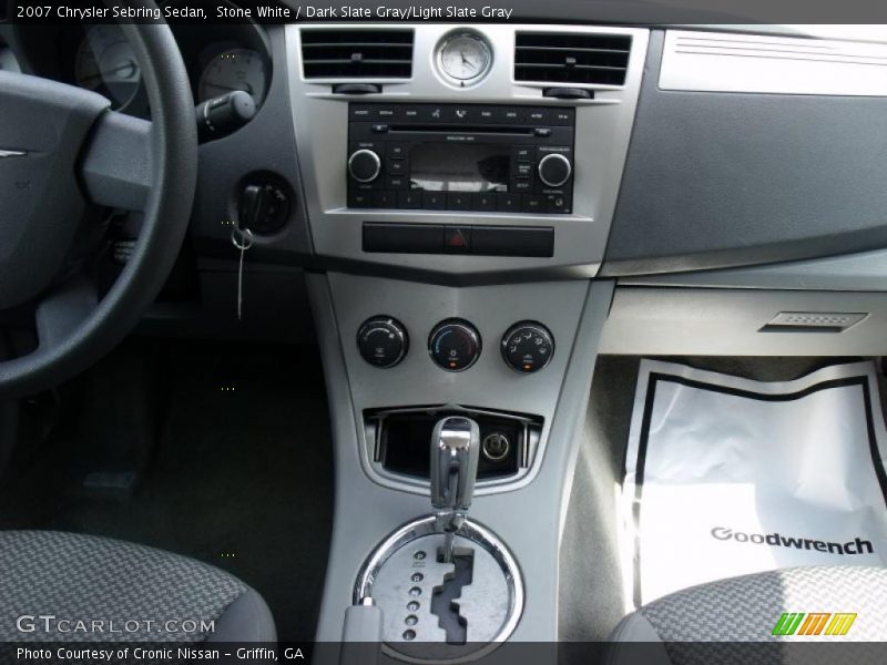 Stone White / Dark Slate Gray/Light Slate Gray 2007 Chrysler Sebring Sedan