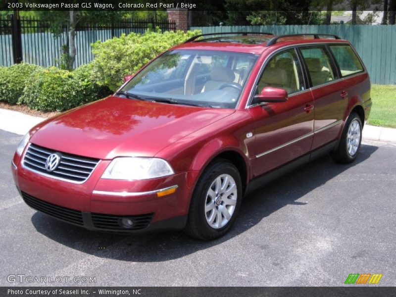 Colorado Red Pearl / Beige 2003 Volkswagen Passat GLS Wagon