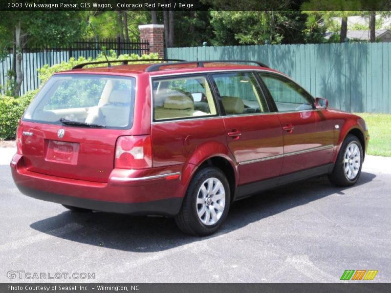 Colorado Red Pearl / Beige 2003 Volkswagen Passat GLS Wagon