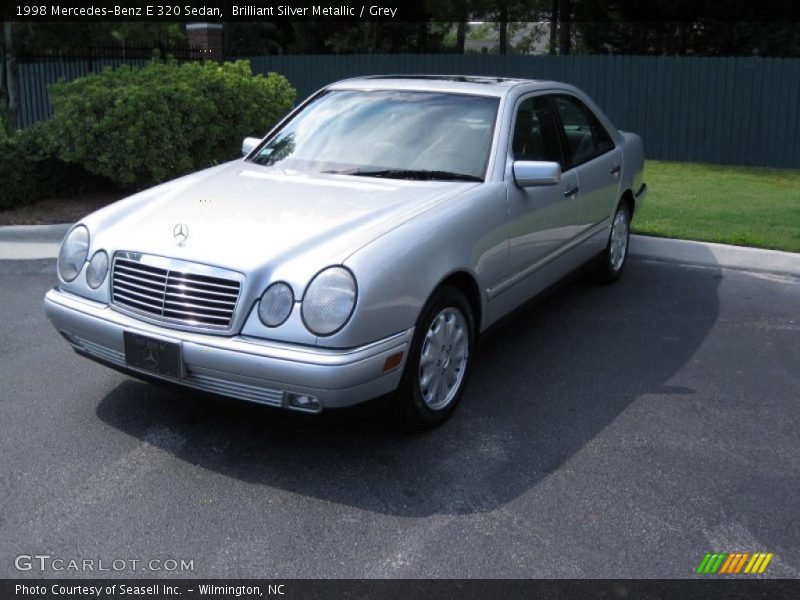 Brilliant Silver Metallic / Grey 1998 Mercedes-Benz E 320 Sedan