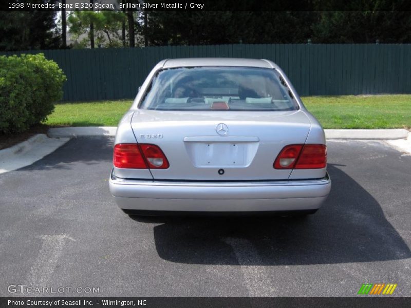 Brilliant Silver Metallic / Grey 1998 Mercedes-Benz E 320 Sedan