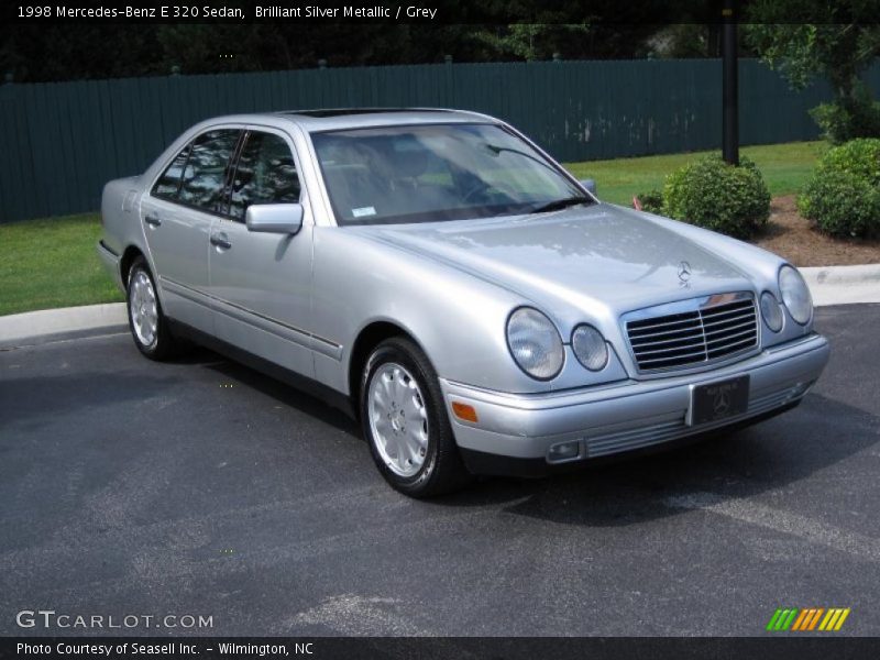Brilliant Silver Metallic / Grey 1998 Mercedes-Benz E 320 Sedan