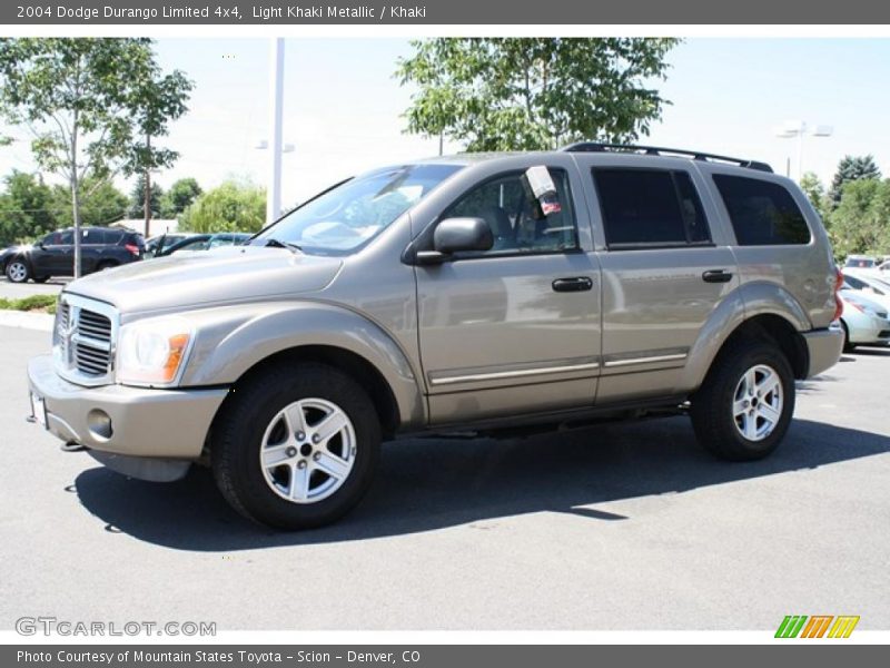 Light Khaki Metallic / Khaki 2004 Dodge Durango Limited 4x4