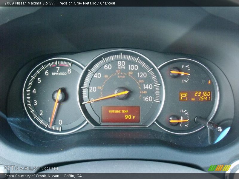 Precision Gray Metallic / Charcoal 2009 Nissan Maxima 3.5 SV