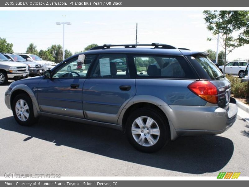 Atlantic Blue Pearl / Off Black 2005 Subaru Outback 2.5i Wagon