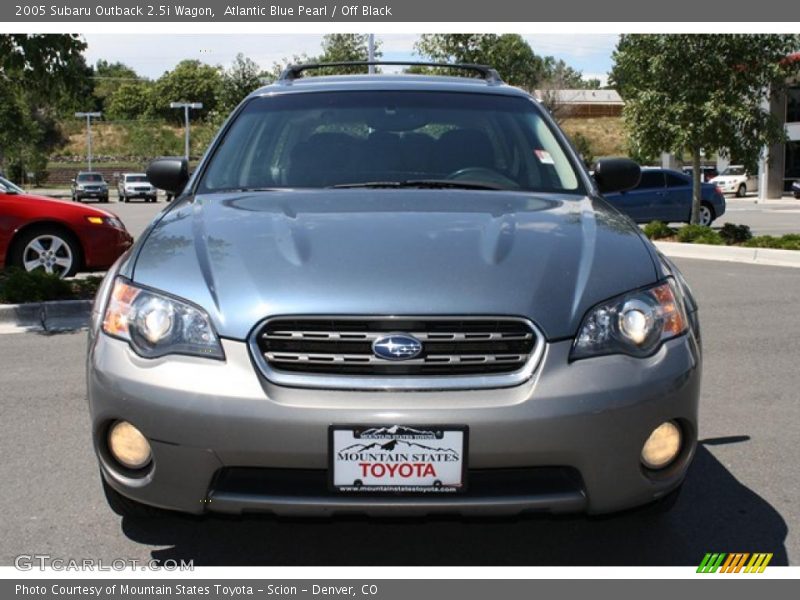 Atlantic Blue Pearl / Off Black 2005 Subaru Outback 2.5i Wagon