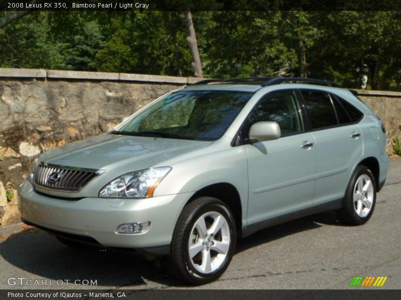 Bamboo Pearl / Light Gray 2008 Lexus RX 350