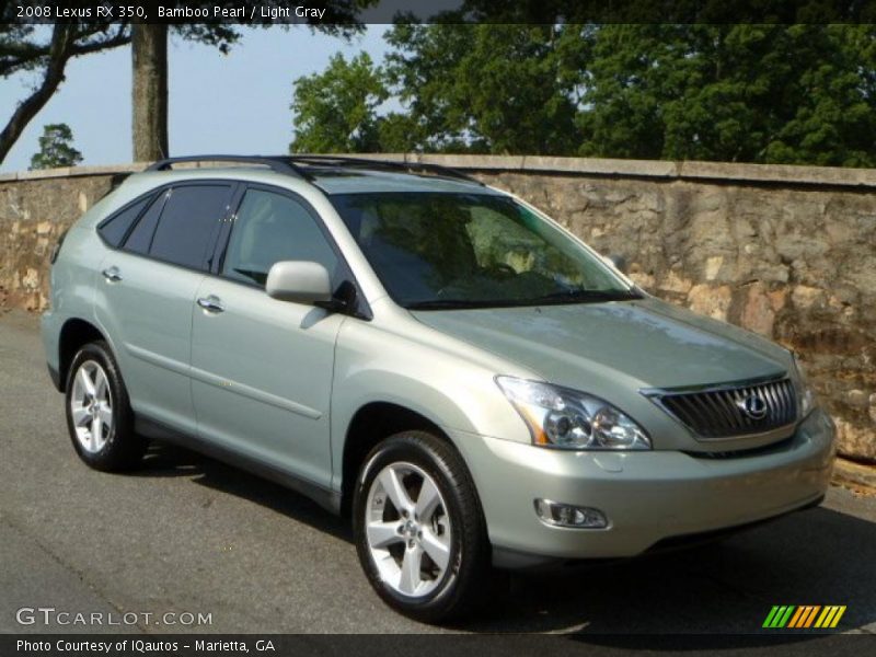 Bamboo Pearl / Light Gray 2008 Lexus RX 350