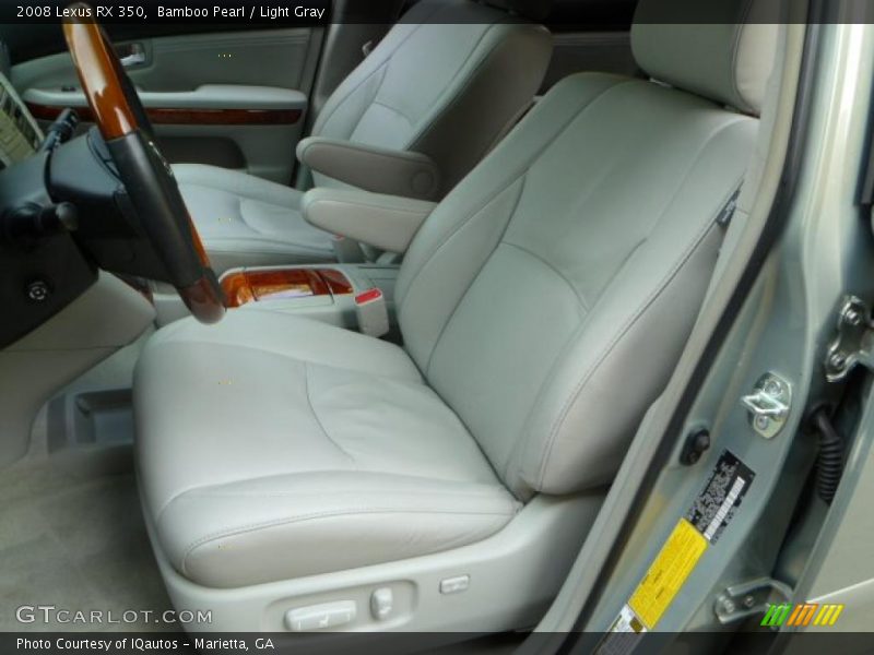 Bamboo Pearl / Light Gray 2008 Lexus RX 350