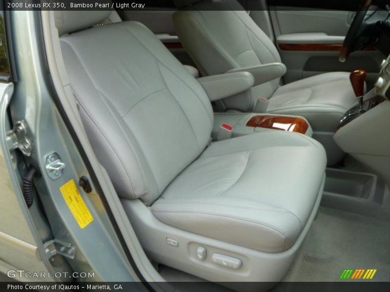 Bamboo Pearl / Light Gray 2008 Lexus RX 350