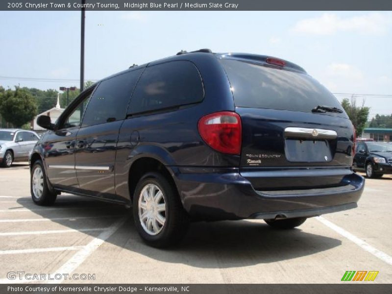 Midnight Blue Pearl / Medium Slate Gray 2005 Chrysler Town & Country Touring