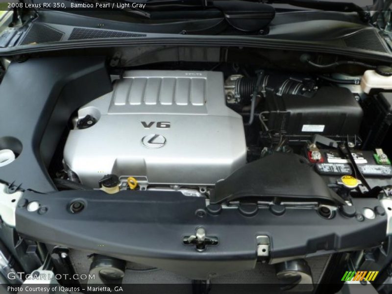 Bamboo Pearl / Light Gray 2008 Lexus RX 350