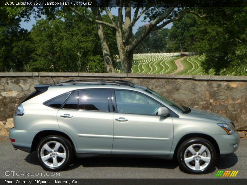 Bamboo Pearl / Light Gray 2008 Lexus RX 350
