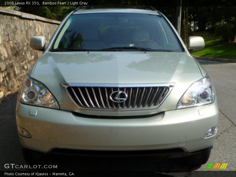 Bamboo Pearl / Light Gray 2008 Lexus RX 350