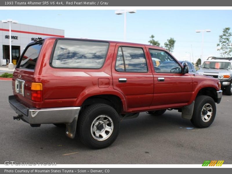 Red Pearl Metallic / Gray 1993 Toyota 4Runner SR5 V6 4x4