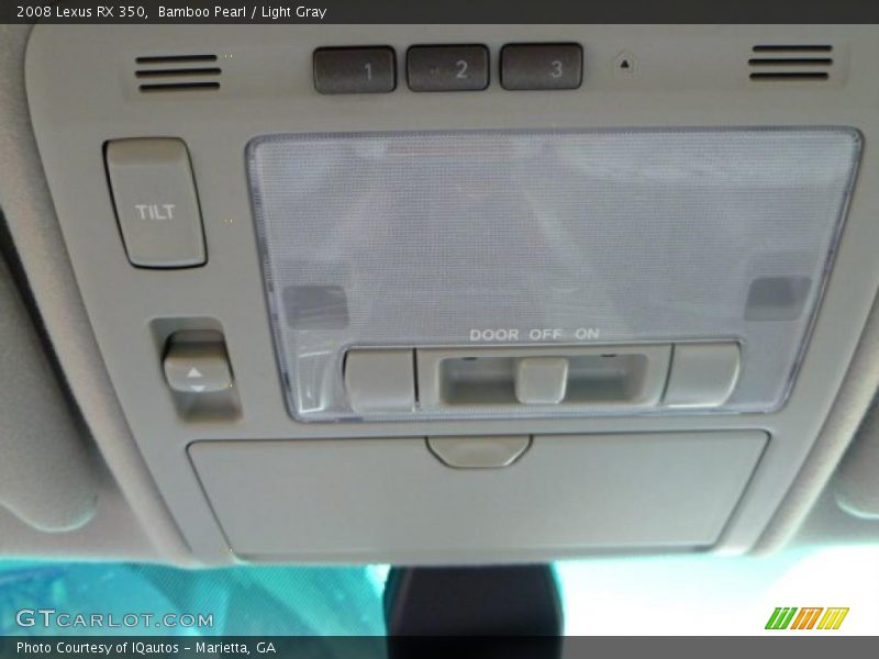 Bamboo Pearl / Light Gray 2008 Lexus RX 350