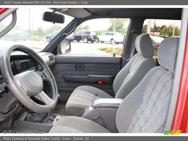 Red Pearl Metallic / Gray 1993 Toyota 4Runner SR5 V6 4x4